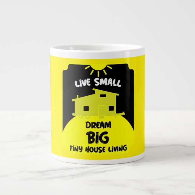 Minuscule Maison - Petites Maisons Gros Café Mug (Devant)