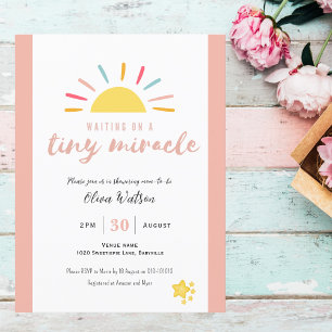 Minuscule miracle Invitation Carte postale, Baby s