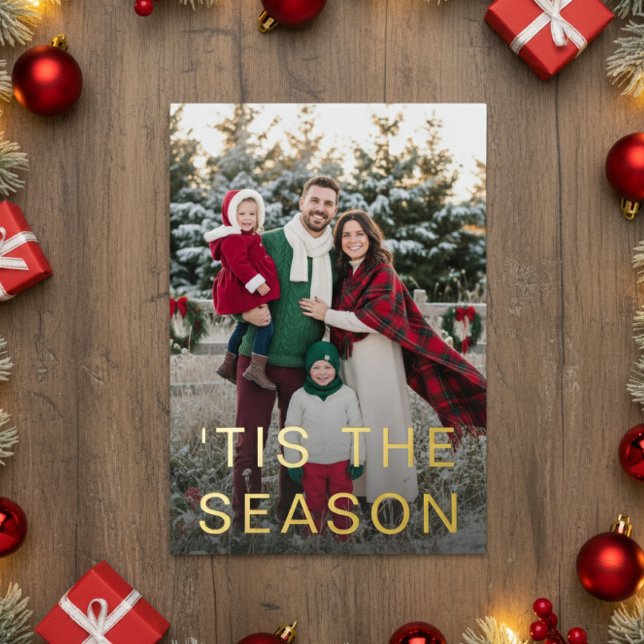 Minuscule photo moderne de vacances de neige (Créateur téléchargé)