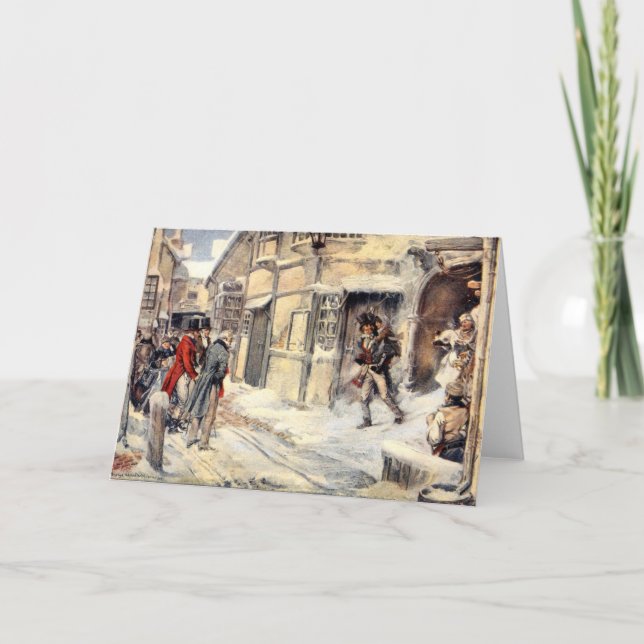 Minuscule Tim Neige Carte Carol Noël (Devant)