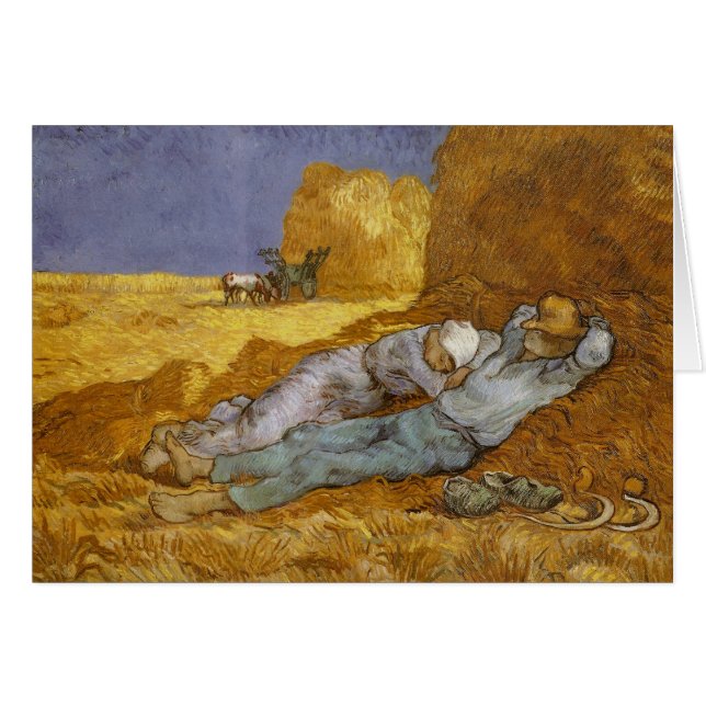 Mion Repos from Work (Millet) Van Gogh Fine Art (Devant horizontal)