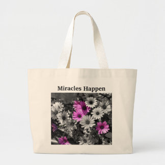 Miracles Happen Daisies Sac fourre-tout Inspiratio