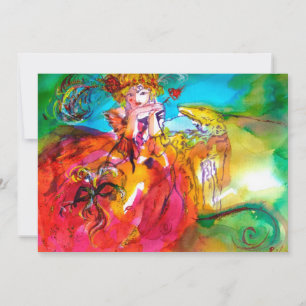 MIRANDOLINA MASQUERADE BALL jaune brun rouge vert