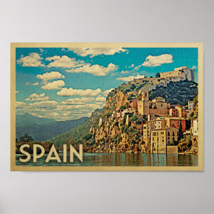 Miravet Spain Poster - Vintage Travel Print