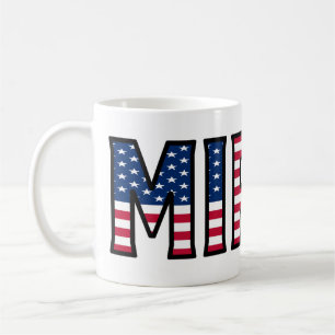 Mirko Nom Prénom USA styled Tasse Café