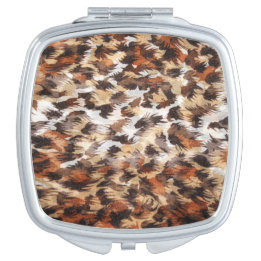 Miroir compact Abstrait Brown