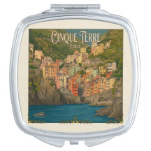 Miroir compact de la côte italienne