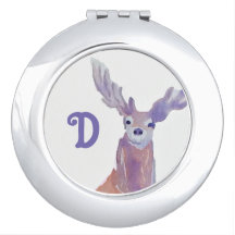 Aquarelle Monogramme Red Deer