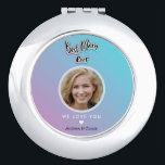 Miroir De Poche Best mom ever<br><div class="desc">A beautiful,  elegant and modern gift to wish your mother a happy birthday or Mother's Day.
Personalize it with your name and a photo.</div>