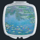 Miroir De Poche Claude Monet<br><div class="desc">Nymphéas - Claude Monet,  Huile sur toile,  1906</div>