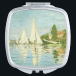 Miroir De Poche Claude Monet. Régates à Argenteuil<br><div class="desc">Claude Monet. Regattas à Argenteuil. Edgar Degas. Reproduction d'oeuvres d'art célèbres dans le domaine public.</div>