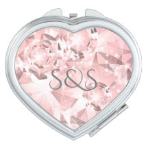 Étincelle en diamant rose sur Pastel clair brillan