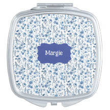 Floral bleu français