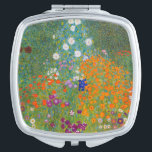 Miroir De Poche Gustav Klimt - Jardin des fleurs<br><div class="desc">Jardin aux fleurs - Gustav Klimt en 1905-1907</div>