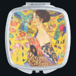 Miroir De Poche Gustav Klimt Lady Avec Fan vintage Art Nouveau<br><div class="desc">Gustav Klimt Lady Avec Fan vintage Art Nouveau</div>