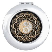 Mandala or et argent