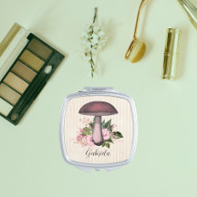 Mushroom Vintage et Floral Personnalisé
