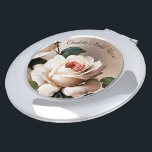 Miroir De Poche Superbe Fête des mariées de Rose d'huile beige<br><div class="desc">Magnifique Blush Beige Oil Rose Fête des mariées papier rond Miroir! Vous pouvez trouver ce produit dans une de mes collections! Avec amour pour vous !</div>