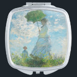 Miroir De Poche Une femme avec un parasol Claude Monet<br><div class="desc">Femme avec un parasol - Madame Monet et Son Fils. Claude Monet. 1875. Reproduction d'oeuvres d'art célèbres dans le domaine public.</div>