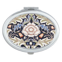 William Morris Vintage Bleu Beige Floral Fleurs