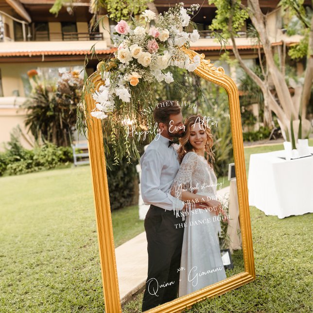 Miroir Selfie | Autocollant de panneau de bienvenu (Créateur téléchargé)