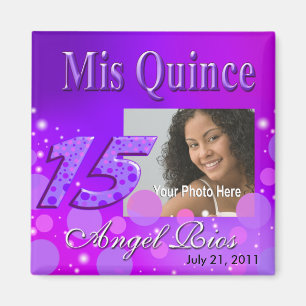 Mis Quince I Photo Party Magnet
