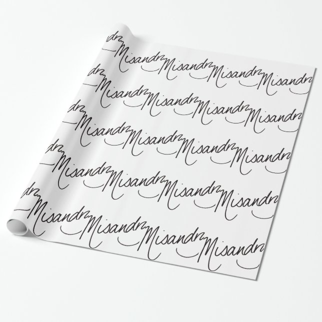 Misandry ! Papier cadeau (Déroulé)