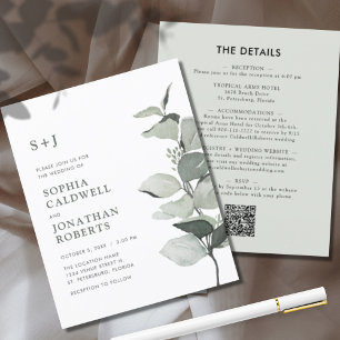 Mise à jour du budget Tout en un carton d'invitati