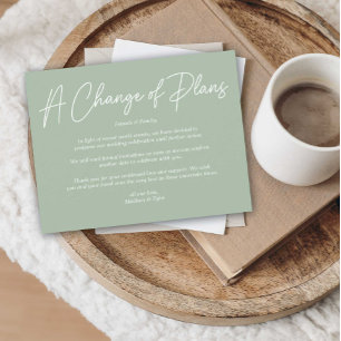 Mise à jour du mariage : Changement de programme