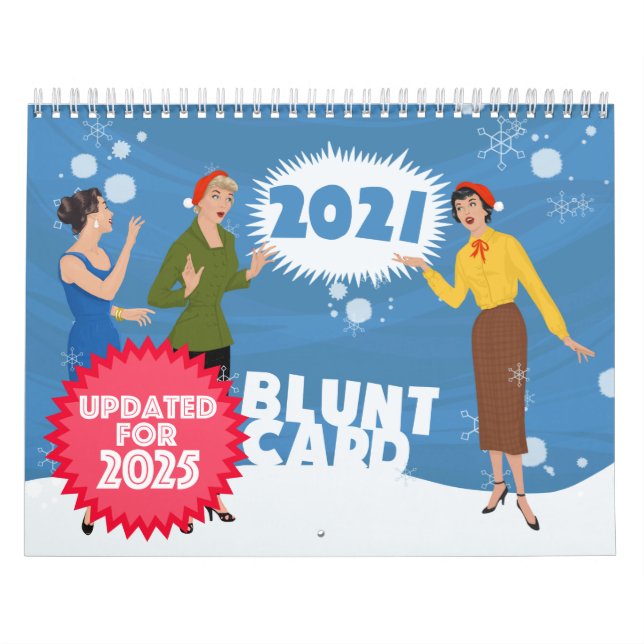MISE À JOUR pour 2025 ! Calendrier Bluntcard 2021 (Protection)