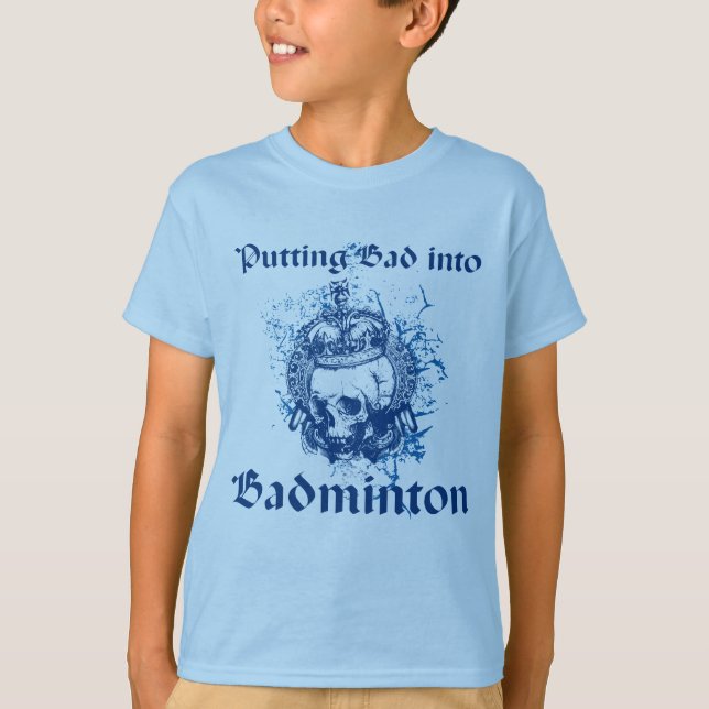 Mise du mauvais dans le T-shirt de crâne de (Devant)