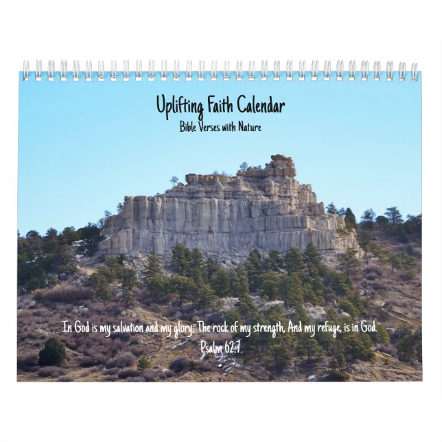 Mise en oeuvre de la foi Bible Verse Calendrier de (Protection)