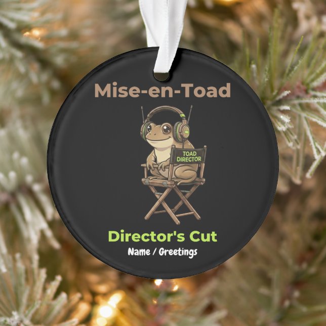 Mise-en-Toad Director’s Cut Cinema Pun Toad Art (Arbre)