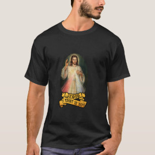 Miséricorde divine catholique pour T-shirt dévot