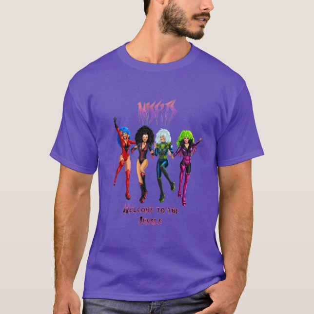 Misfits Welcome to the Jungle T-shirt (Devant)