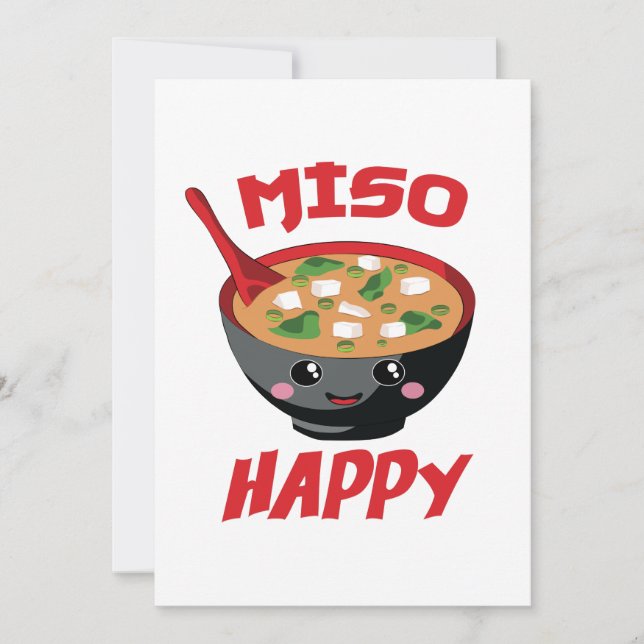 Miso Happy Funny Food Kawaii (Devant)