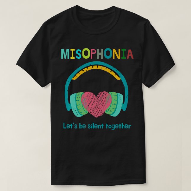 Misophonia Let's Be Silent Together Pullover  (Design devant)