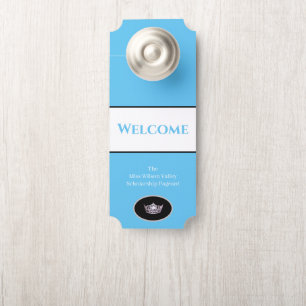 Miss America Affichette de porte de la Couronne Bi