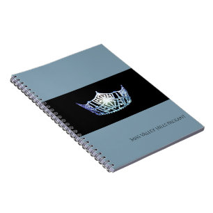 Miss America Baby Blue Crown Carnet - Nom personna