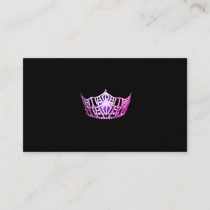 Miss America Cartes de visite de la Couronne rose