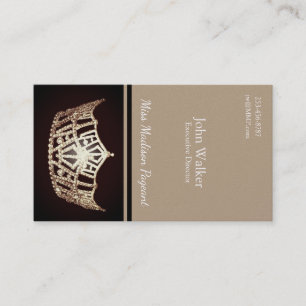 Miss America Gold Cartes de visite