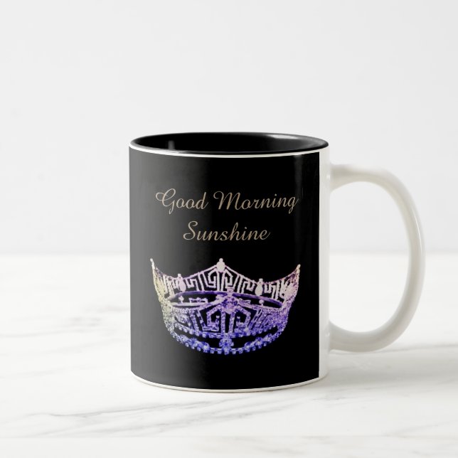 Miss America Good Morning Sunshine Crown Mug (Droit)