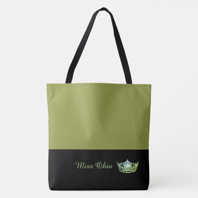 Miss America Green Crown Sac fourre-tout LRGE Oliv (Devant)