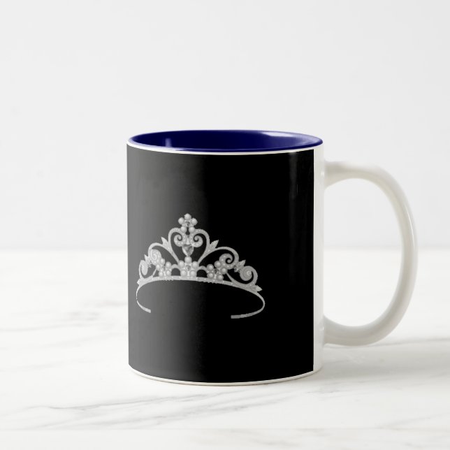 Miss America Rodeo style Silver Pageant Crown Mug (Droit)