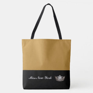 Miss America Sac fourre-tout de couronne d'argent-