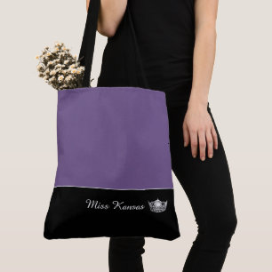 Miss America Sac fourre-tout de la Couronne d'arge
