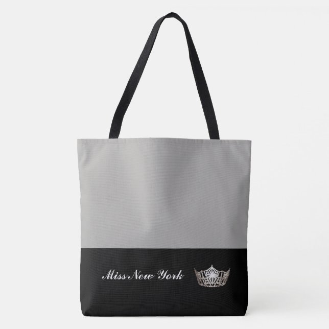 Miss America Silver Crown Sac fourre-tout d'argent (Devant)