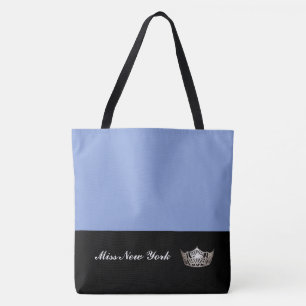 Miss America Silver Crown Sac fourre-tout-Large Bl