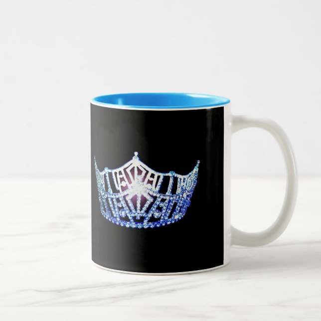 Miss America style Pageant Crown Mug (Droit)