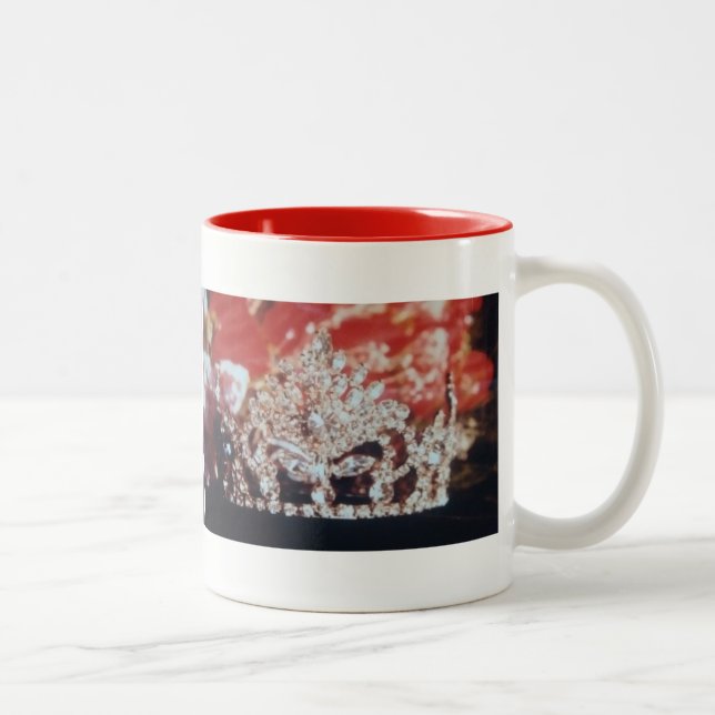 Miss America style Pageant Crown Mug (Droit)